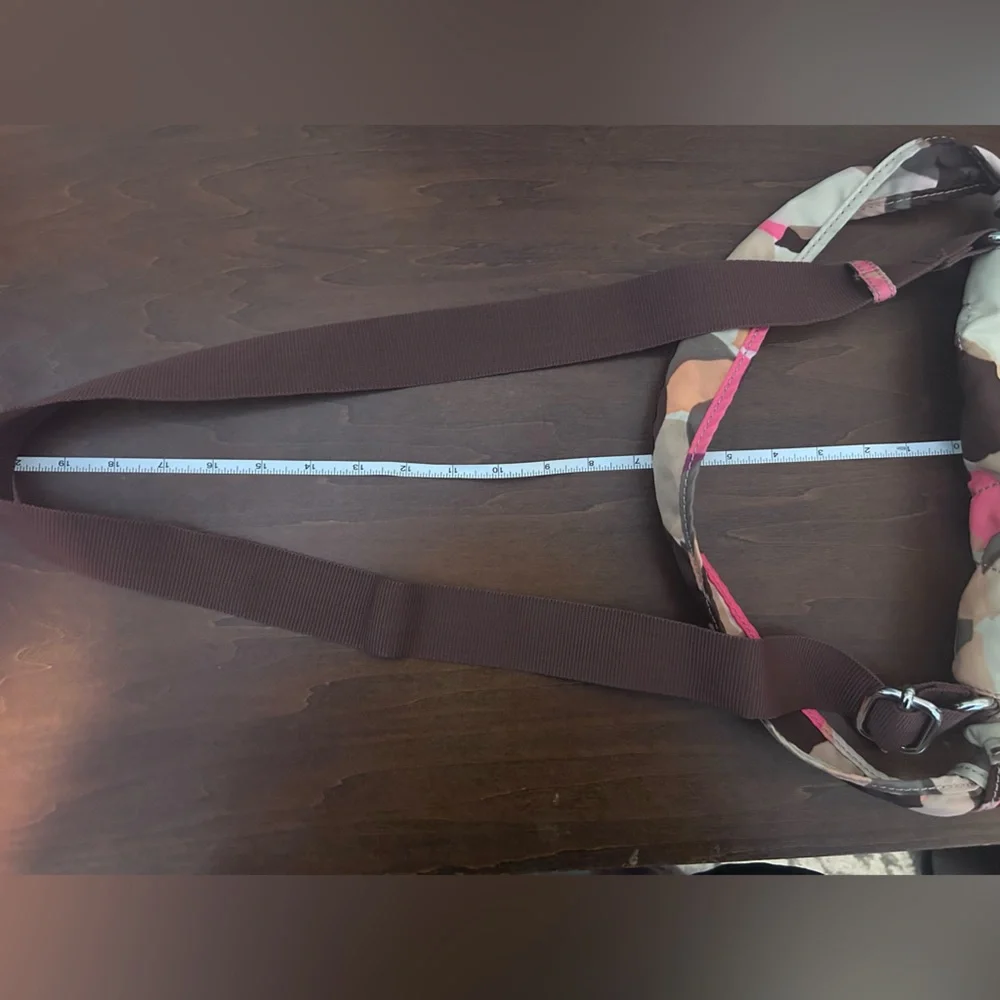 Marc by Marc Jacobs Ukita peach brown camo adjustable Crossbody shoulder bag - Picture 6 of 13